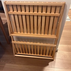 折り畳み式木製ラックの画像