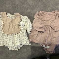【お譲り先調整中】【まとめてお譲り】ロンパース70cmの画像