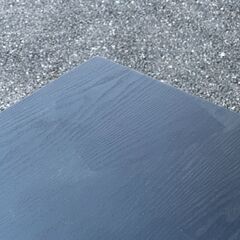 店頭引き渡し 中古 ラック付きデスク パソコンデスク 机 ブラック 家具の画像