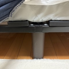 ニトリ　脚付きマットレス　シングルベッドの画像