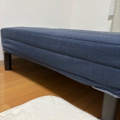 ニトリ　脚付きマットレス　シングルベッドの画像