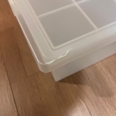 無印良品　プラスチックケースの画像
