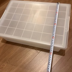 無印良品　プラスチックケースの画像