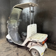 ★支払総額4.0万円★買取強化中！ まずはカンタン無料査定まで！ ホンダ ジャイロ2 白 TA02 人気のジャイロ！ 2ストのためオイル注ぎ足すだけ！ カスタムベースに♪の画像