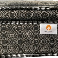 定価41万円　高級マットレス ダブルサイズ 美品　シーリーチタニウムコレクション 高級シルクのカバー付きの画像