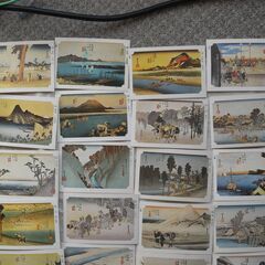 永谷園　名画カード　東海道53次　42枚の画像