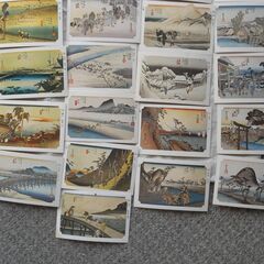 永谷園　名画カード　東海道53次　42枚の画像