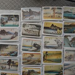 永谷園　名画カード　東海道53次　42枚の画像