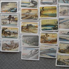 永谷園　名画カード　東海道53次　42枚の画像