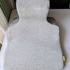 【美品】西川Keeps ピロークッション＋専用カバー付き／グレー（計2万円相当品）の画像