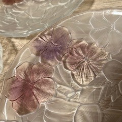 HOYAガラス　お皿　5枚セットの画像