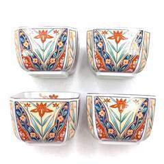 龍峰窯 小鉢 4点 九谷焼 九谷 盃 おちょこの画像