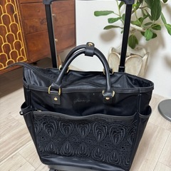 お値下げ！36,300円の品☆スワニー キャリーバッグ 黒レースの画像