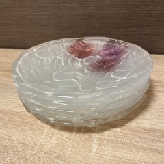 HOYAガラス　お皿　5枚セットの画像