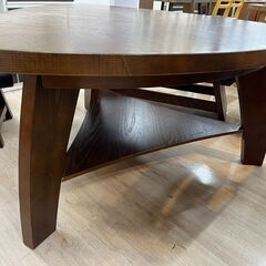 ジモティー割引🏷️【ジャングルジャングル 岸和田和泉インター店】 木製三角ダイニングテーブルセット ブラウン 和泉市 堺市 岸和田市 泉大津市 高石市 泉北郡熊取町の画像