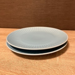 金麦　たち吉　蒼色のお皿　2枚の画像