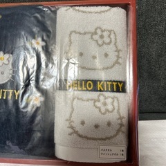 🛁キティちゃんタオルセット(未使用保管品)の画像