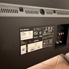 43インチ　4Kテレビ　FL-43UF340の画像