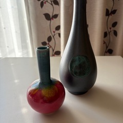 花びん　一輪挿し　花器　剣山　セットにての画像