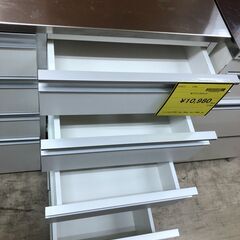 【ジャングルジャングル石津店】ステンレス　レンジ台　キッチン収納　収納　隙間収納　幅120cm　新生活　キッチン収納 堺市 西区 東区 北区 南区 堺区 石津の画像