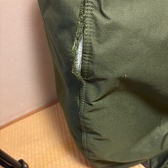 チェア アウトドア 室内 ユーズド 椅子 背もたれ カーキ グリーンの画像