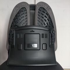 【サンワダイレクト】ランバーサポート/グレー/高さ5段階調整可能/エルゴ形状/メッシュ生地/取説ありの画像