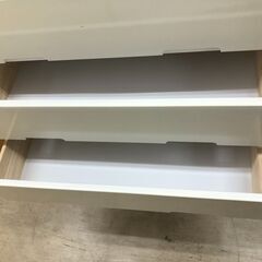 【ジャングルジャングルサカイ石津店】チェスト ホワイト  おしゃれ 衣類収納 新生活 クリーニング済み 堺市 西区 東区 北区 南区 堺区 石津の画像