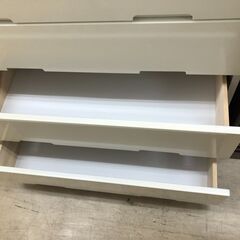 【ジャングルジャングルサカイ石津店】チェスト ホワイト  おしゃれ 衣類収納 新生活 クリーニング済み 堺市 西区 東区 北区 南区 堺区 石津の画像