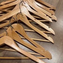ウッディーハンガー 10本の画像