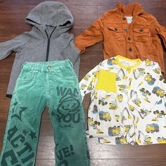 子供 冬用 ズボン う上着の画像