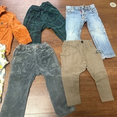 子供 冬用 ズボン う上着の画像