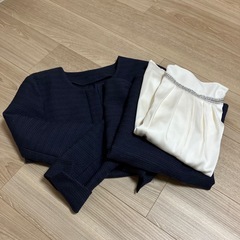 スーツカンパニー スカート スーツ 3点セットアップ　卒業式　入学式の画像