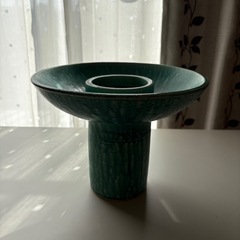 花器　花瓶　フラワーベース　グリーンの画像