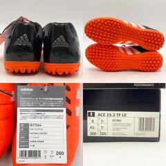 【未使用】アディダス エース 15.3 TF LE トレーニングシューズ 26cm オレンジ ブラック B27064 メンズ ADIDAS 人工芝 固い土 サッカー フットサルの画像