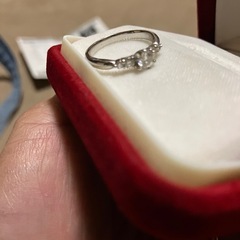 ダイヤモンドリング ブリリアント 0.316・0.18カラット の画像