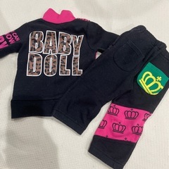 80㎝　セットアップ　baby dollの画像
