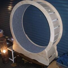 Rocotto　キャットホイール 猫 ルームランナー 回し車 猫用回し車 ？横浜市鶴見区鶴見中央3丁目受け取りのみの対応です。の画像