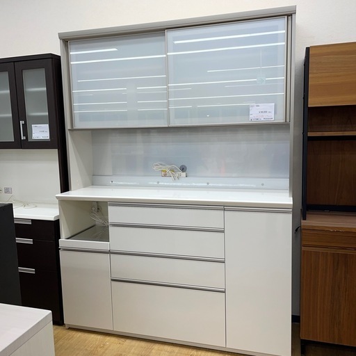 1101-029 ★リユースのサカイ幸手店★　パモウナ 食器棚¥66,000(税込)【備考】W/60×D51×H215