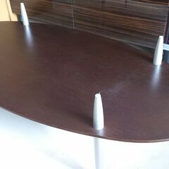 ガラストップコーヒーテーブルの画像