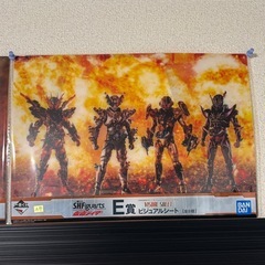 【未開封】仮面ライダー 一番くじ E賞 ビジュアルシート 5枚セットの画像