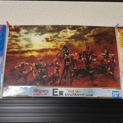 【未開封】仮面ライダー 一番くじ E賞 ビジュアルシート 5枚セットの画像