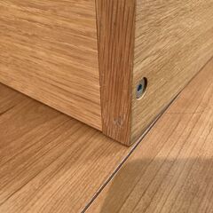 無印良品　スタッキングシェルフ　2段　オーク材の画像