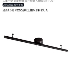 ダクトレールとペンダントライトのセットの画像