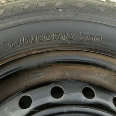 　鉄ホイール　スタッドレス　145/80R13  の画像