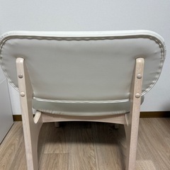 ニトリ　リビングダイニング1人用チェア  (Nシールド リラックスワイド WW/IV)の画像