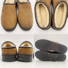 【未使用】EMU Australia エミュ Platinum Outback Scuff ムートン クロッグ サンダル W8/25cm Chestnut WP11874 レディースの画像