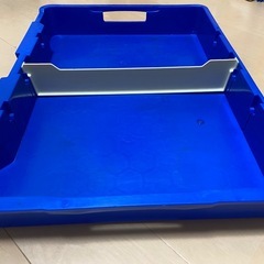 小学校机の引出し　ブルーの画像