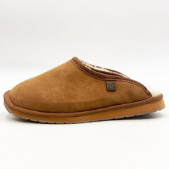 【未使用】EMU Australia エミュ Platinum Esperence ムートンスリッパ 8/26cm Chestnut MP10528 メンズの画像