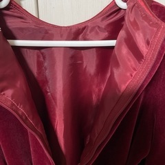 120センチ　ベロア素材ドレスの画像