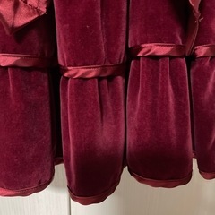 120センチ　ベロア素材ドレスの画像